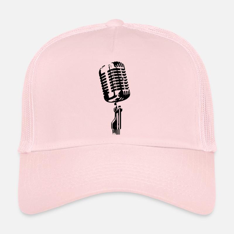Microphone Casquette trucker 