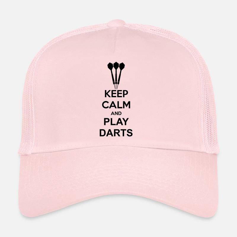 Keep Calm And Play Darts Casquette trucker 