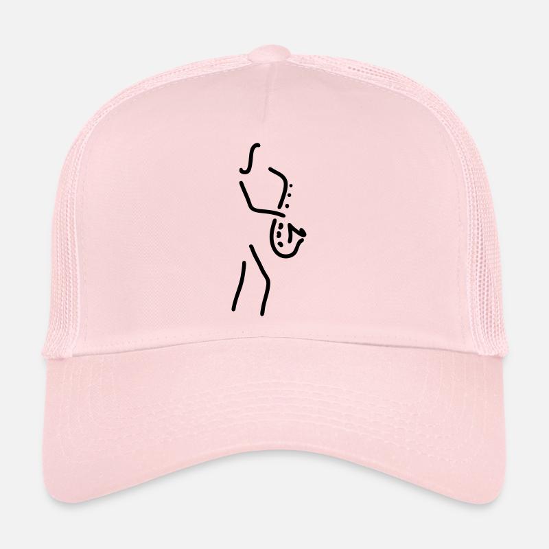 saxophonistin - Trucker Cap - Hellrosa