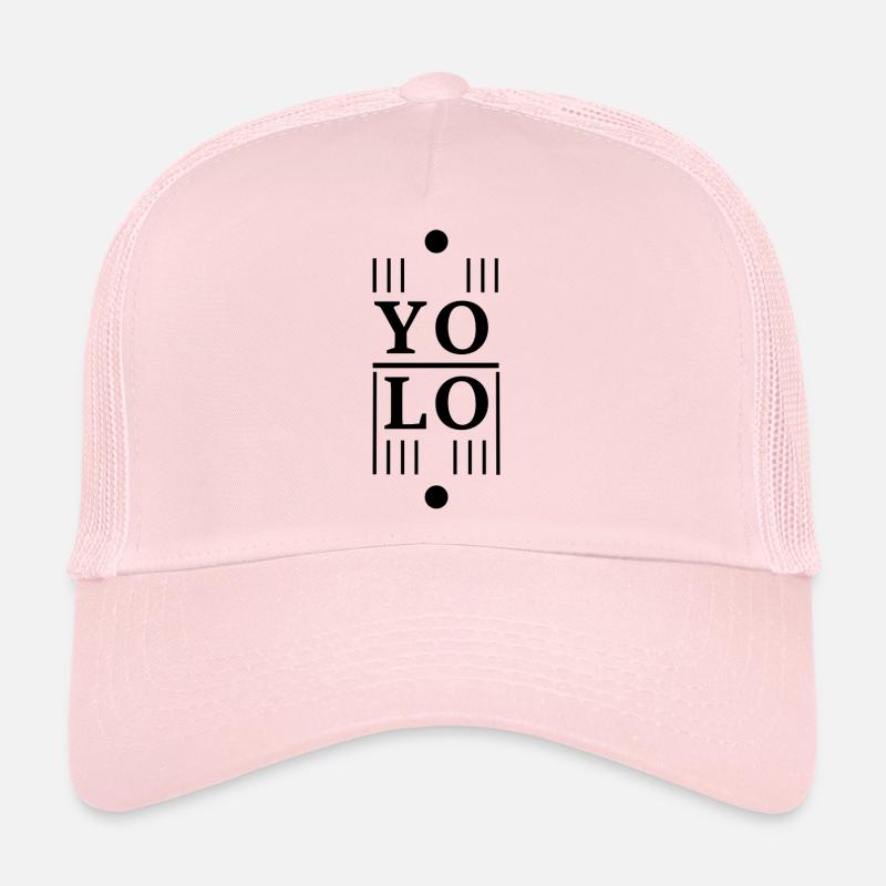 YOLO Futuristic Dark Trucker Cap