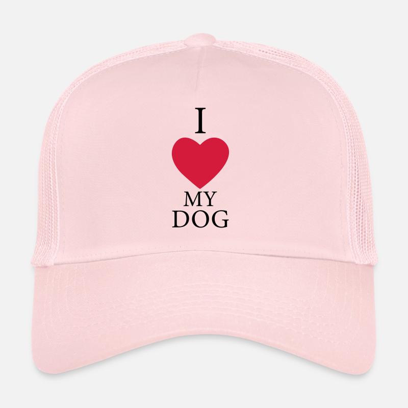 J'aime mon chien Casquette trucker 