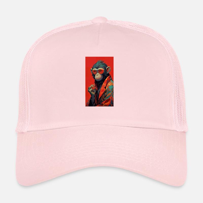 Vermillion Ape Casquette trucker 