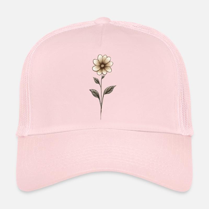 Blumen-Skizze Trucker Cap