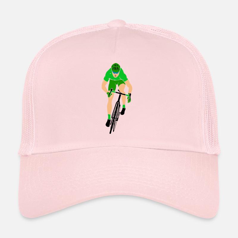 Sprinter sur le vélo de route Casquette trucker 