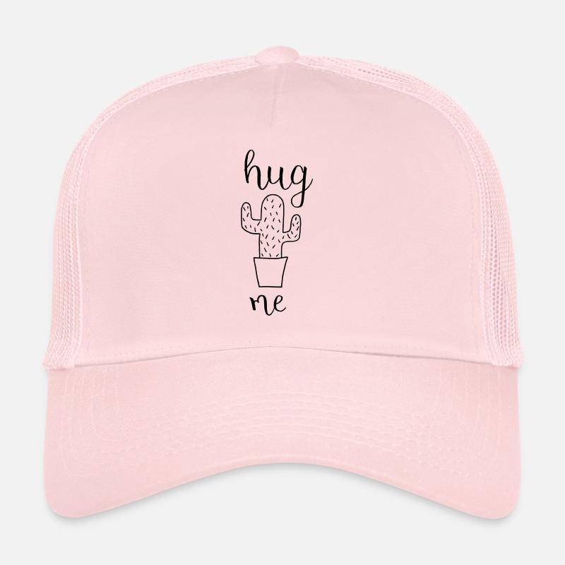 Kaktus hug me - Trucker Cap - Hellrosa