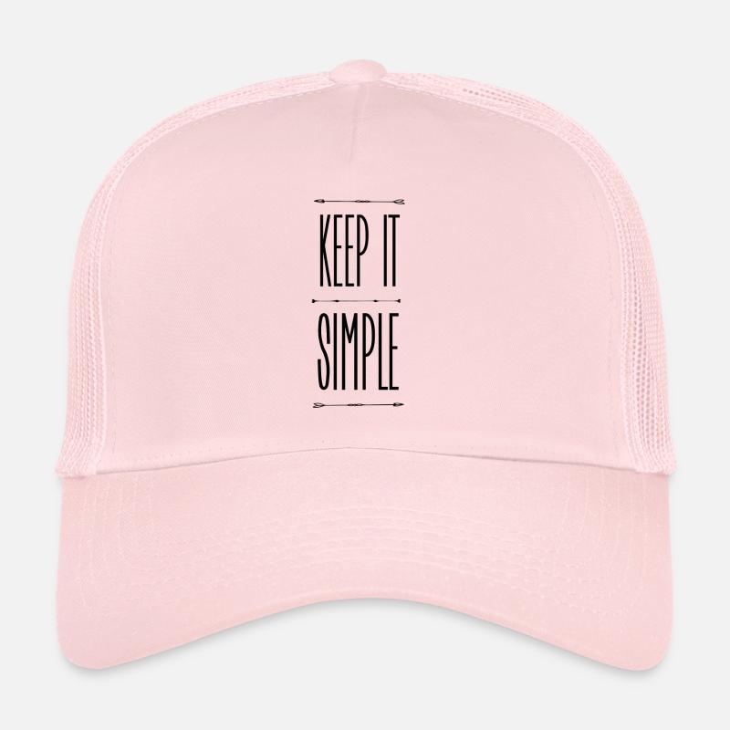 Keep it simple - Trucker Cap - Hellrosa
