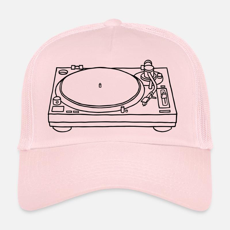 Plattenspieler - Trucker Cap - Hellrosa