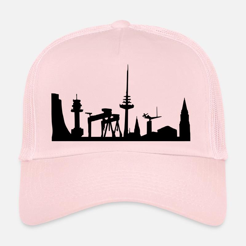 skyline kiel - Trucker Cap - Hellrosa
