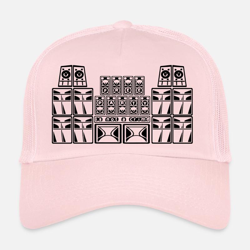 free party sound system Trucker Cap