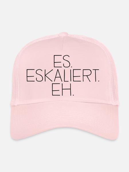 es. eskaliert. eh. - Trucker Cap - Hellrosa