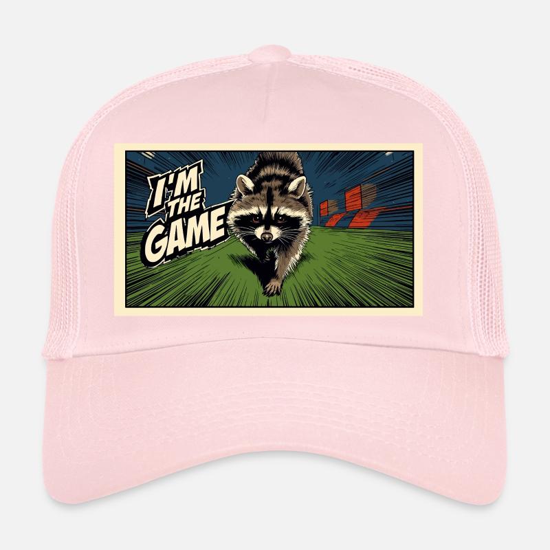 Ich bin das Game Waschbär Trucker Cap