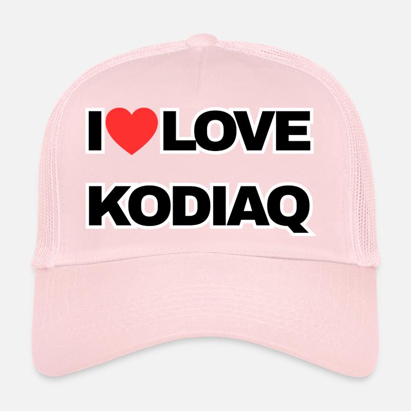 I Love KODIAQ - Trucker Cap - pale pink