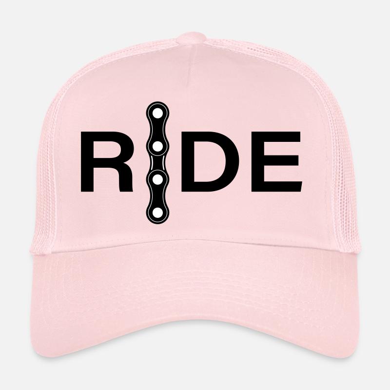 Kettenlinien Minimal-Design - Trucker Cap - Hellrosa