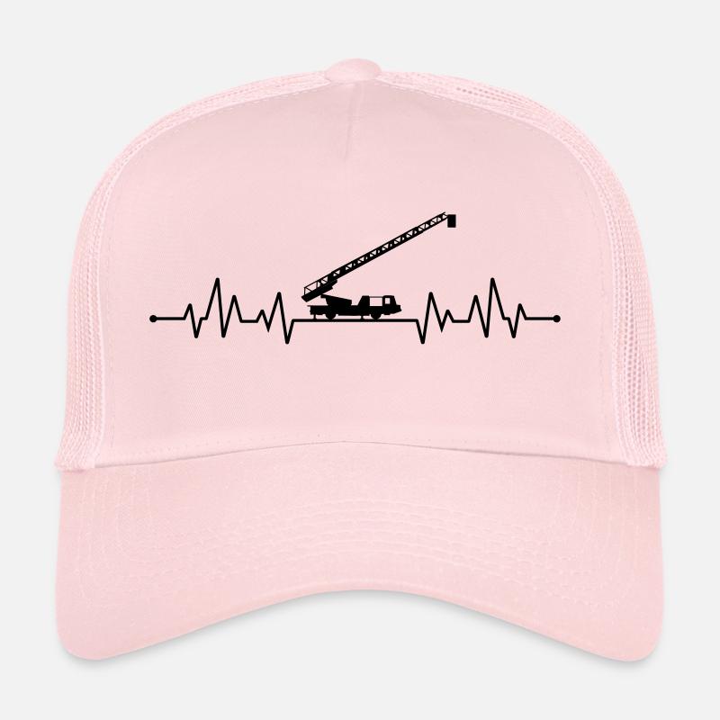 échelle du service d'incendie Heartbeat Casquette trucker 