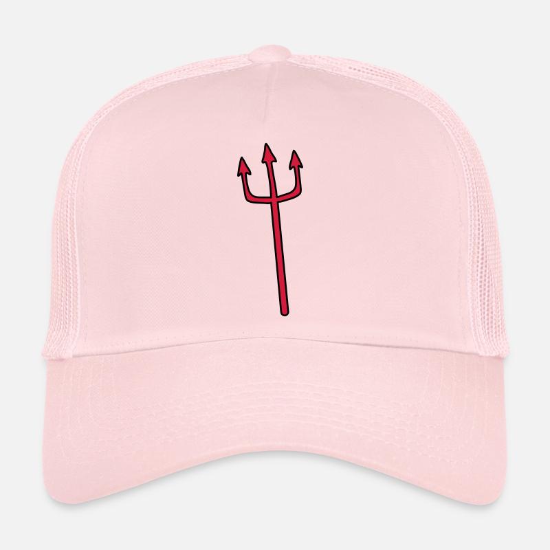 Devil Trident weapon lancing Trucker Cap