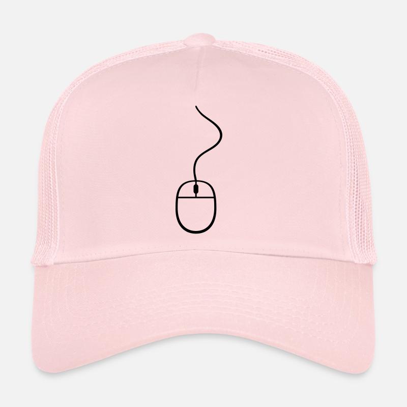 maus computer kabel steuern klicken pc rechner onl Trucker Cap