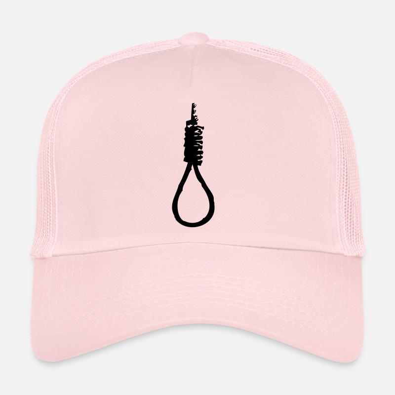 seilschlupf knoten gehaengt - Trucker Cap - Hellrosa