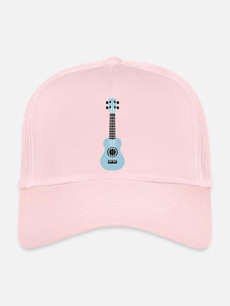 ukulele - Trucker Cap - pale pink