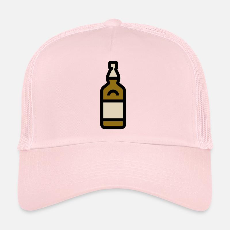 Bouteille de whisky, bouteille de whisky Casquette trucker 