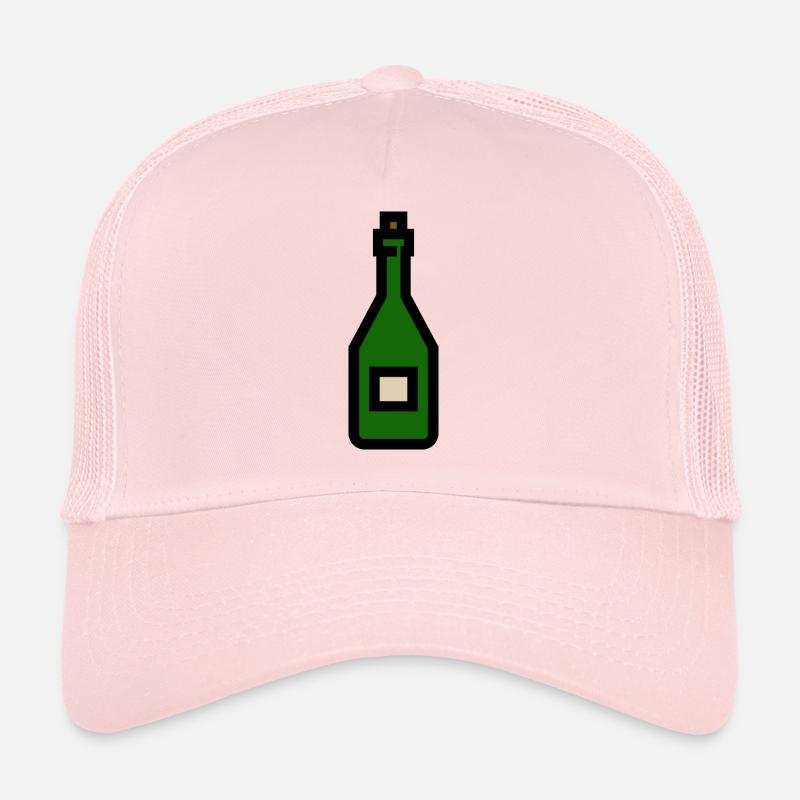 Bouteille de vin, bouteille de Casquette trucker 