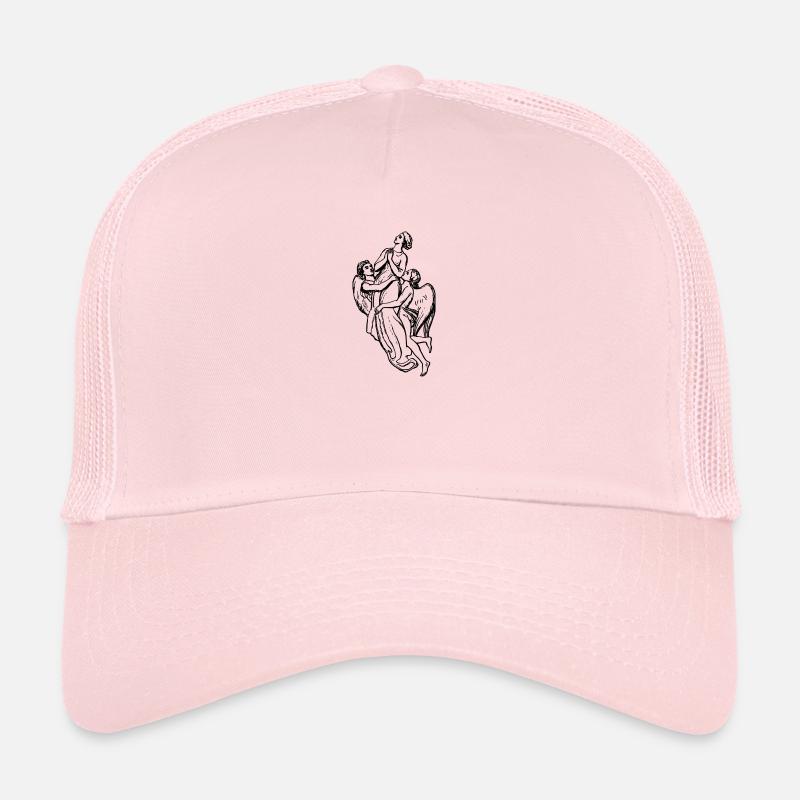 ange - Casquette trucker  - rose pâle