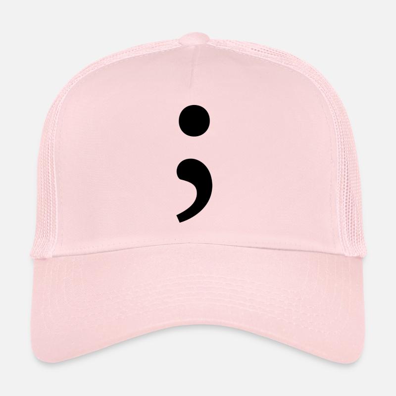 Semikolon - Trucker Cap - Hellrosa