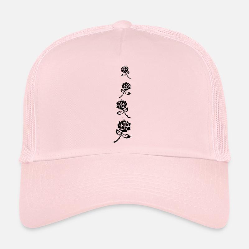 Ranke roses noires Casquette trucker 