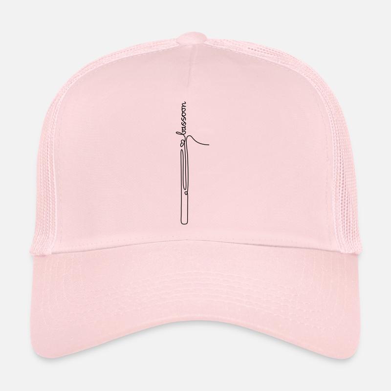 one line bassoon - Trucker Cap - Hellrosa