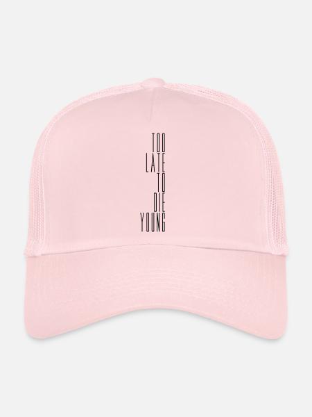 Le sort des jeunes - Casquette trucker  - rose pâle - Devant