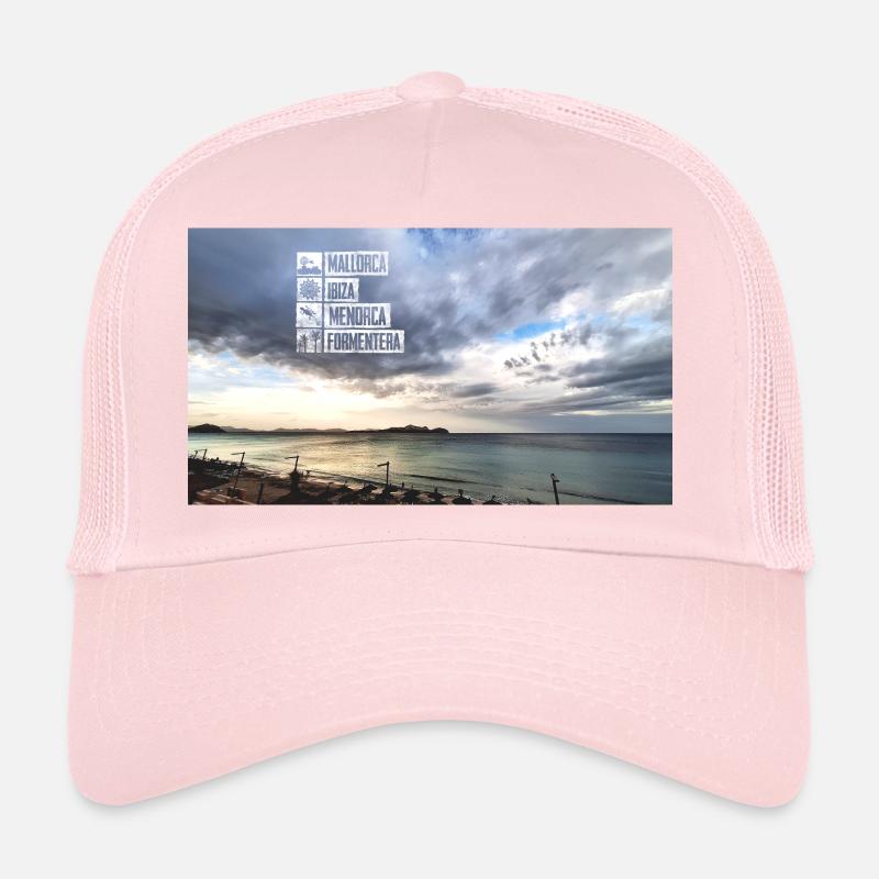 Îles Baléares Îles Sunset Casquette trucker 