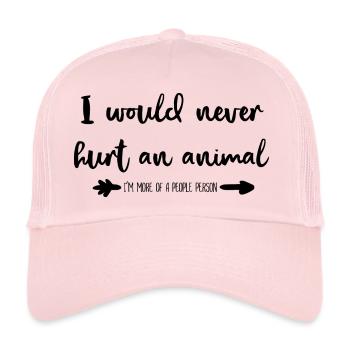 Tierschützer - Trucker Cap - Hellrosa - Vorne