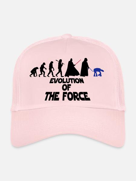 EVOLUTION OF THE FORCE - Casquette trucker  - rose pâle