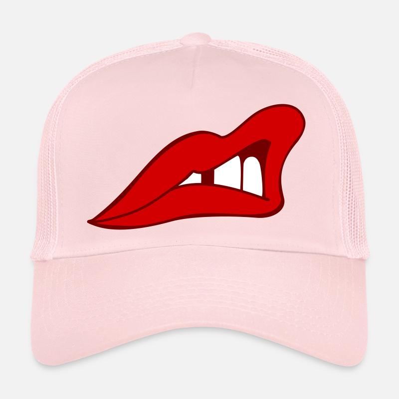 Red lips Trucker Cap