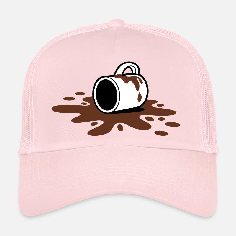 Coffee spills Trucker Cap
