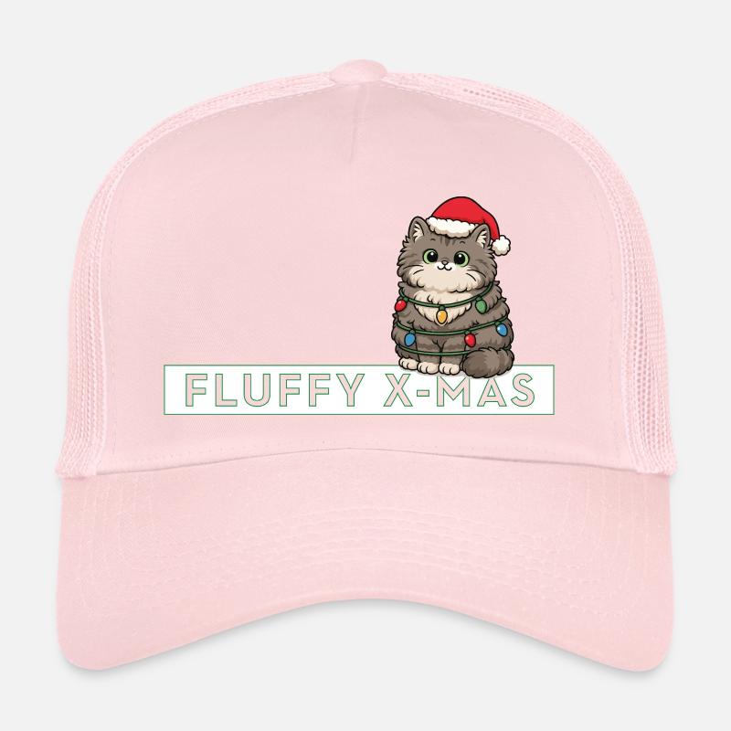 Noël duveteux – Diction de Noël du chat mignon Casquette trucker 