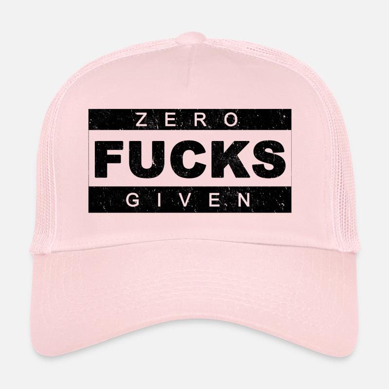 Zero fucks given Trucker Cap