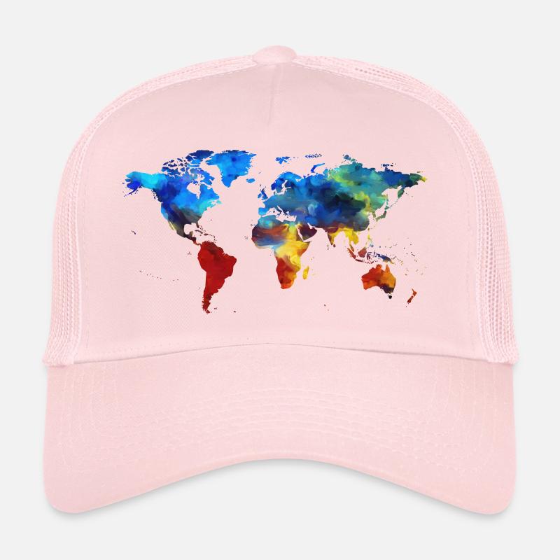 colorful earth Trucker Cap