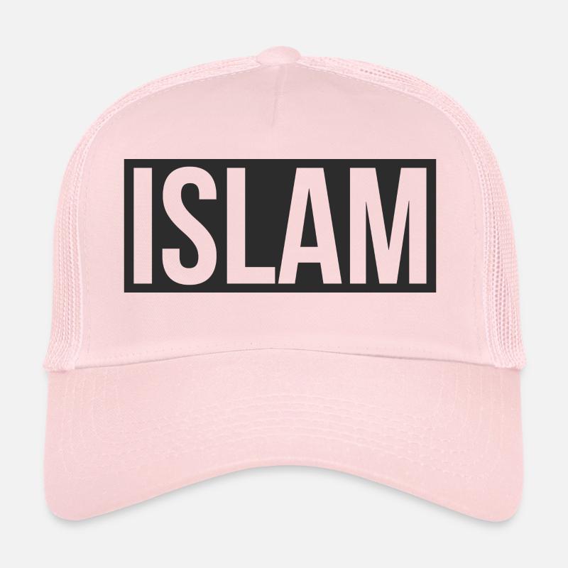 Islam - Casquette trucker  - rose pâle