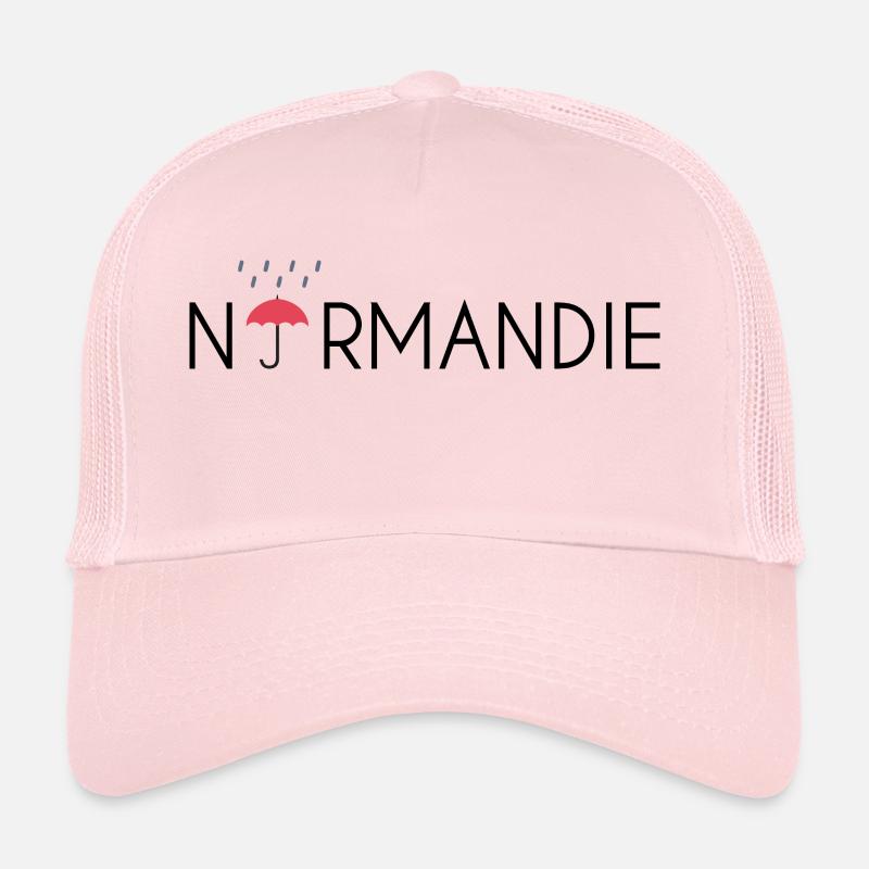 Normandie Regenschirm - Trucker Cap - Hellrosa