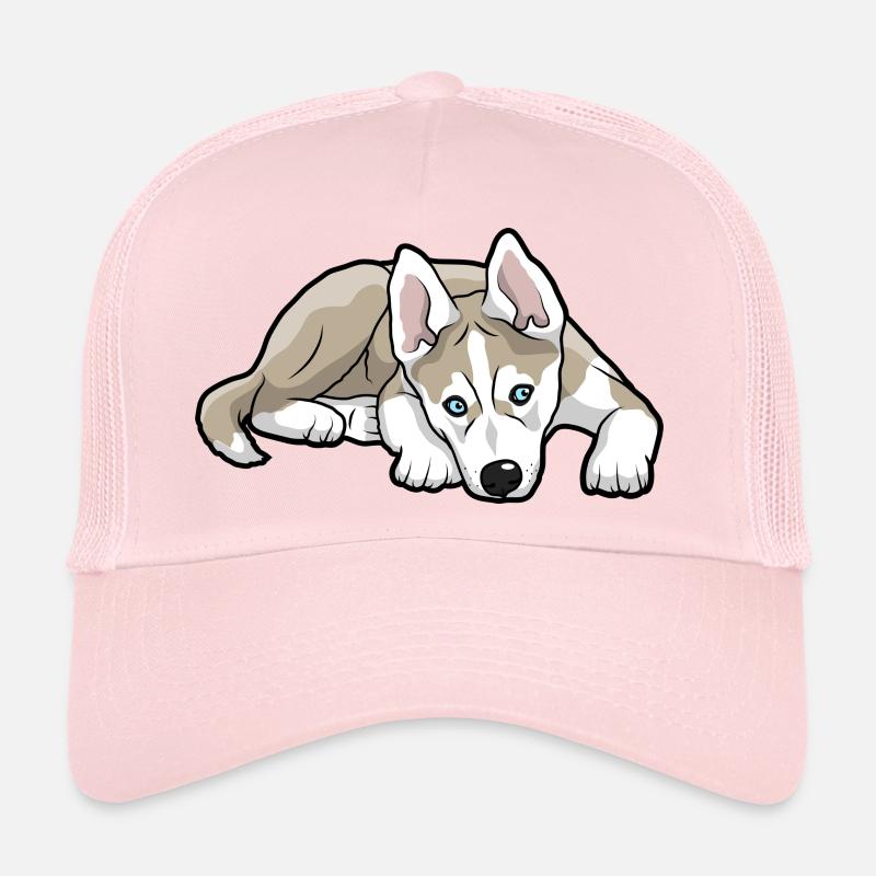 Siberian Husky Dog Trucker Cap