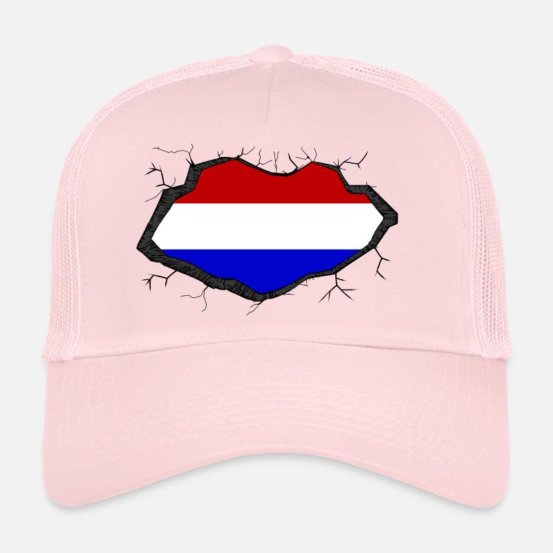 Holland Flagge Durchbruch Trucker Cap