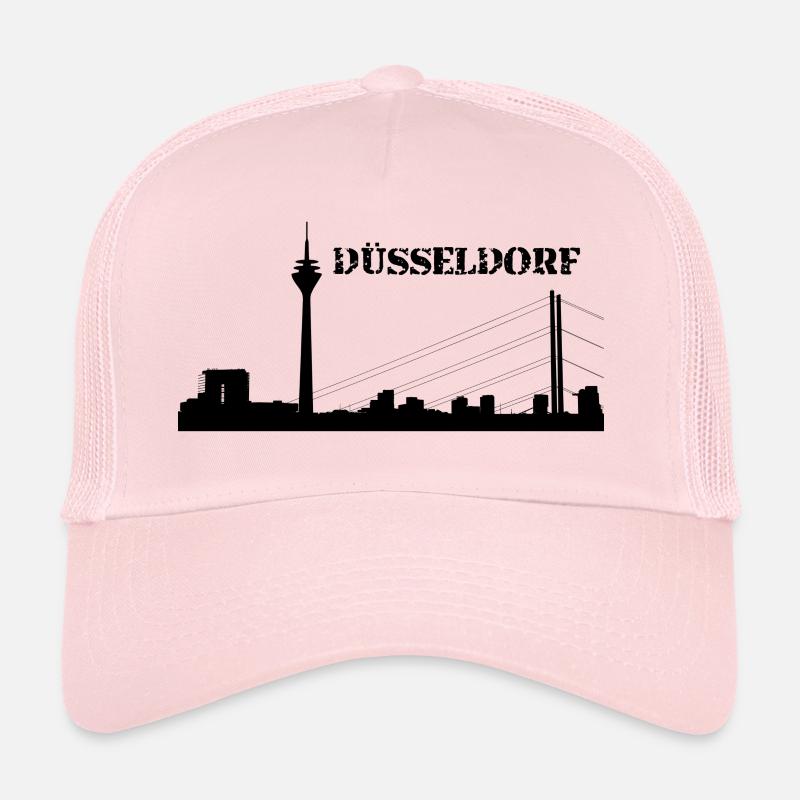 Dusseldorf - skyline Trucker Cap