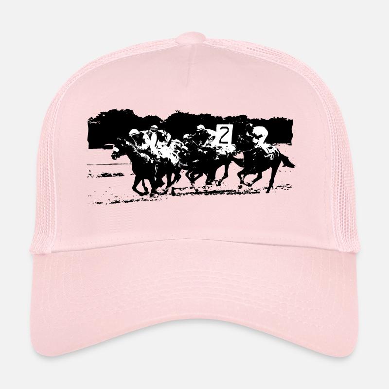 Pferderennen - Trucker Cap - Hellrosa