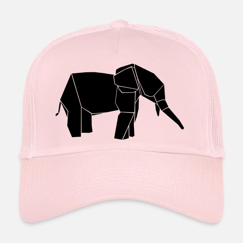 éléphant éléphant origami papier d'art fois Casquette trucker 