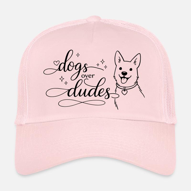Des chiens avant des mecs Casquette trucker