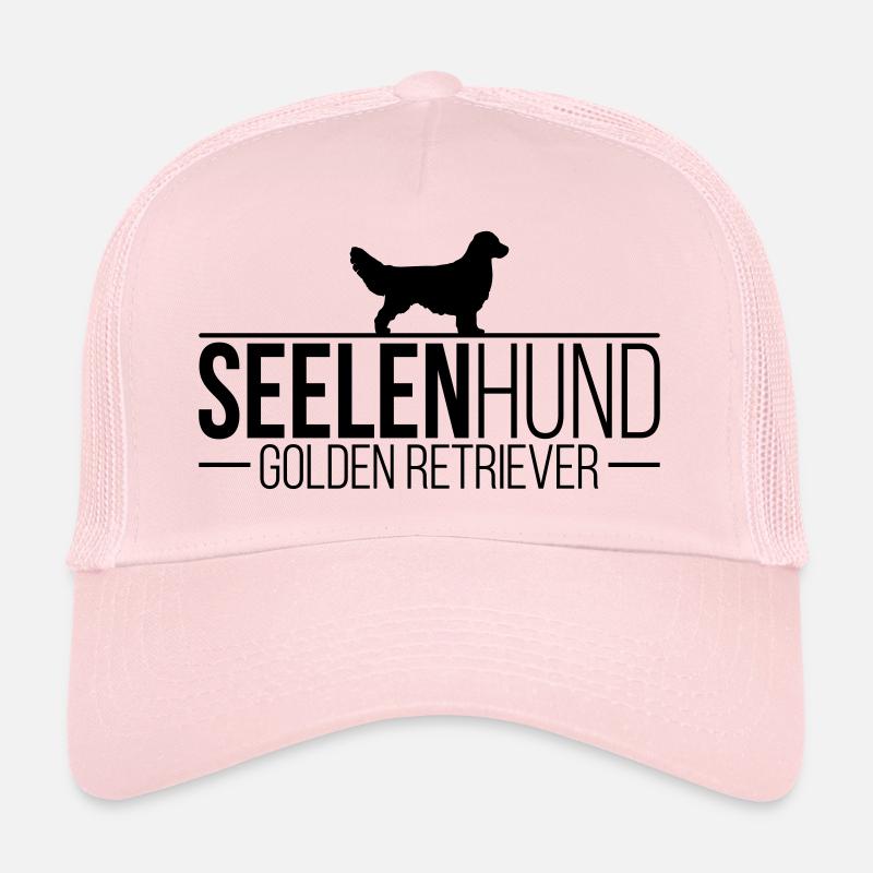 GOLDEN RETRIEVER Seelenhund - Trucker Cap - Hellrosa
