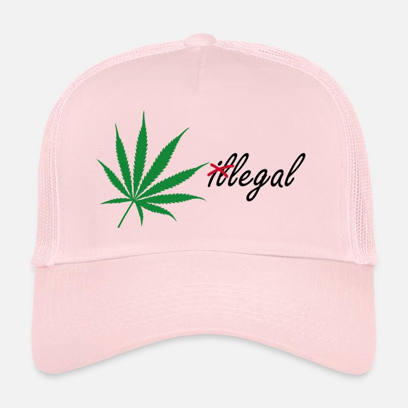 (il)legal Cannabis legalize it Trucker Cap