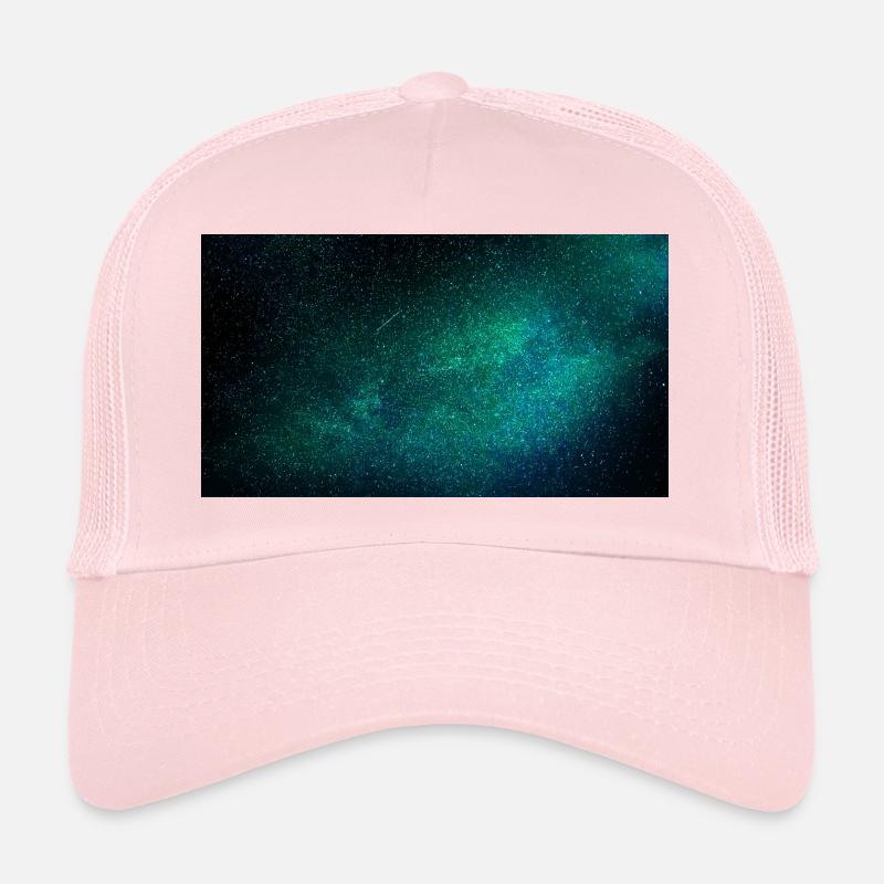 Starry sky turquoise Trucker Cap