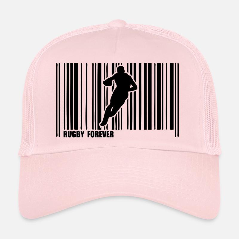 Barcode-Sport Rugby - Trucker Cap - Hellrosa