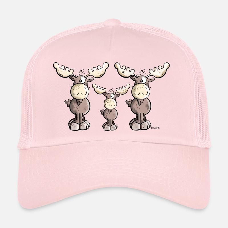 Elch Familie Trucker Cap